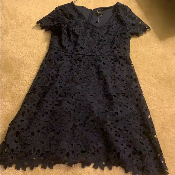 Dkny Dresses & Skirts - NWT Beautiful Navy Lace Dress